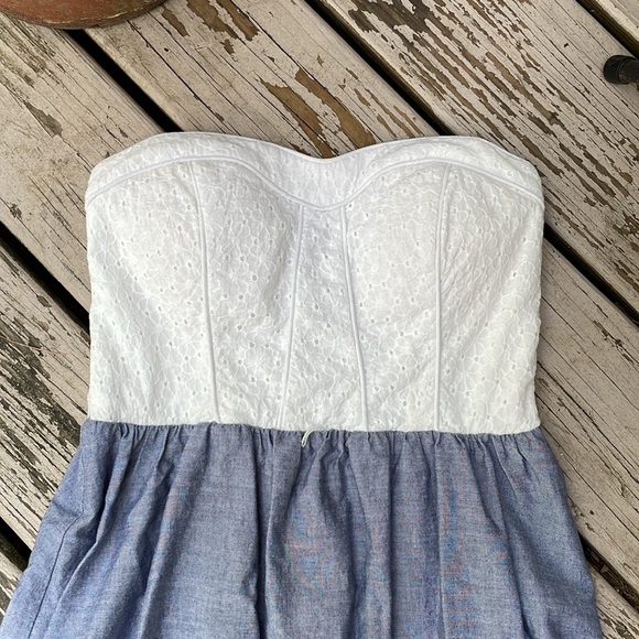 My Michelle size 7 strapless dress - Picture 2 of 4